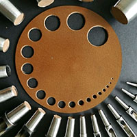 Round punches