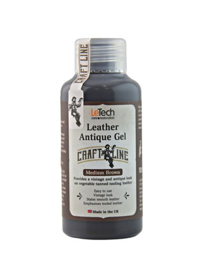 Антик гель LeTech Antique Gel (средне-коричневый, 100мл)