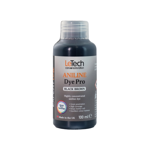 LeTech Leather Aniline Dye (Black Brown, 100ml)
