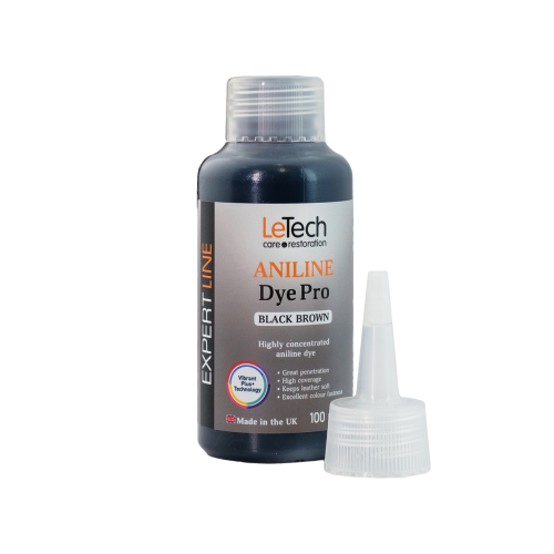 LeTech Leather Aniline Dye (Black Brown, 100ml)