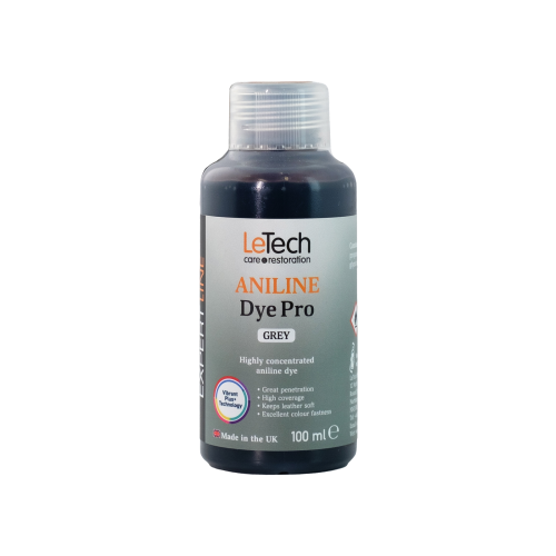 LeTech Leather Aniline Dye (Grey, 100ml)