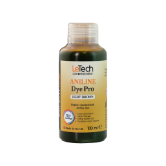 LeTech Leather Aniline Dye (Light Brown, 100ml)