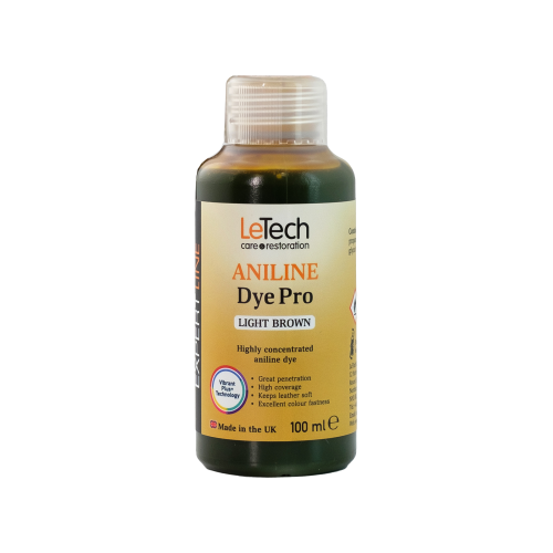 LeTech Leather Aniline Dye (Light Brown, 100ml)