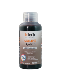 Краска LeTech Aniline Dye (средне-коричневый, 100мл)