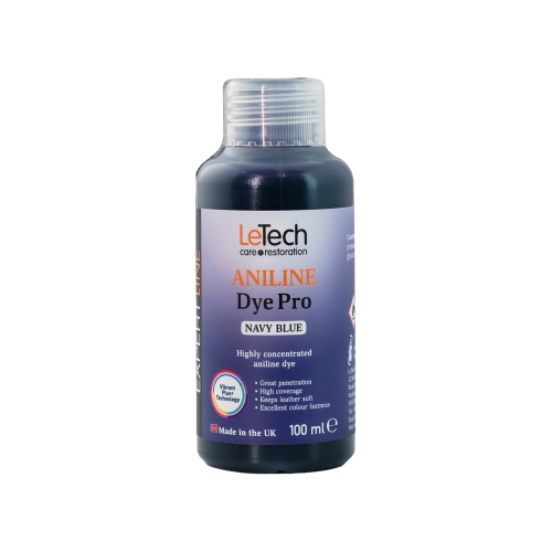 LeTech Leather Aniline Dye (Navy Blue, 100ml)