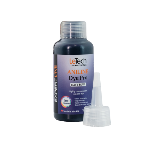 LeTech Leather Aniline Dye (Navy Blue, 100ml)