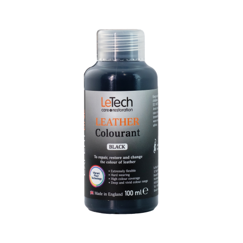 LeTech Leather Leather Colourant (Black, 100ml)