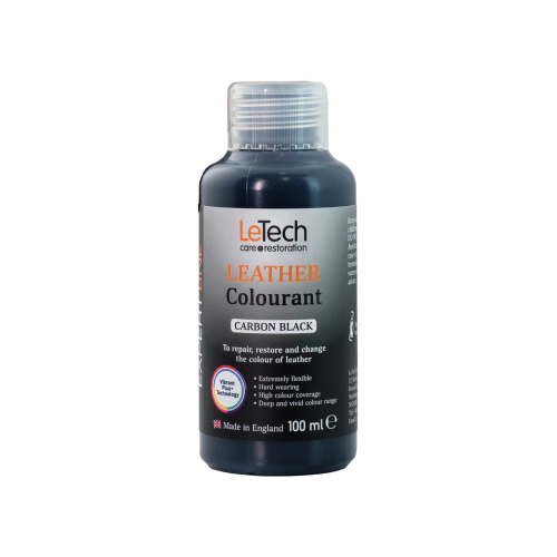 LeTech Leather Leather Colourant (Carbon Black, 100ml)
