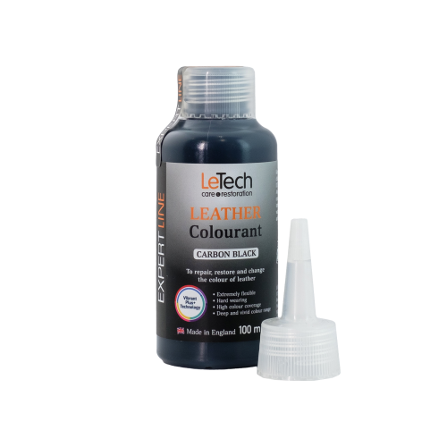 LeTech Leather Leather Colourant (Carbon Black, 100ml)