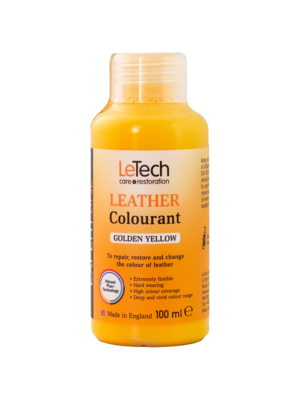 Краска LeTech Leather Colourant (жёлто-золотистый, 100мл)