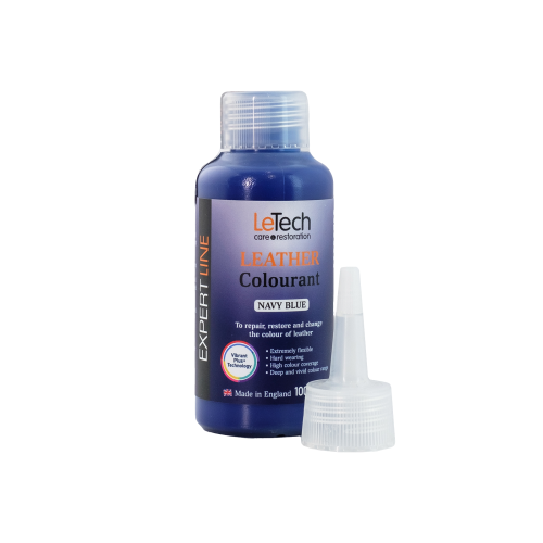 LeTech Leather Leather Colourant (Navy Blue, 100ml)