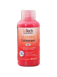 Краска LeTech Leather Colourant (красный, 100мл)