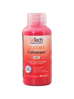 Краска LeTech Leather Colourant (красный, 100мл)