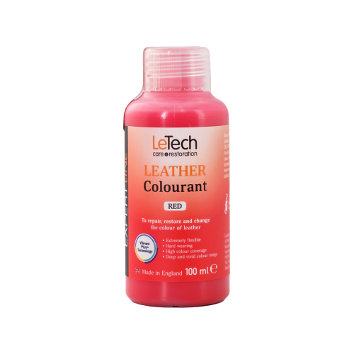 LeTech Leather Leather Colourant (Red, 100ml)