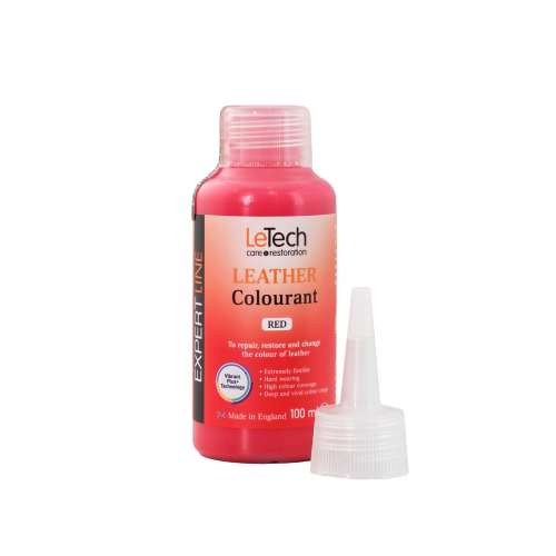 LeTech Leather Leather Colourant (Red, 100ml)