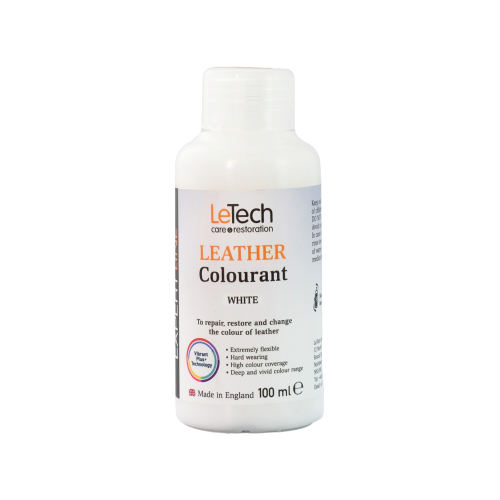 LeTech Leather Leather Colourant (White, 100ml)