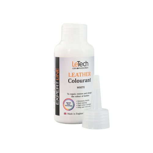 LeTech Leather Leather Colourant (White, 100ml)