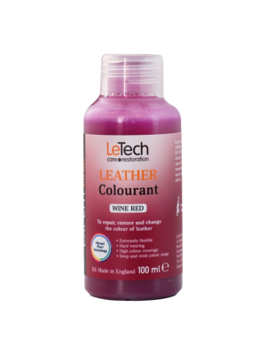 Краска LeTech Leather Colourant (красное вино, 100мл)