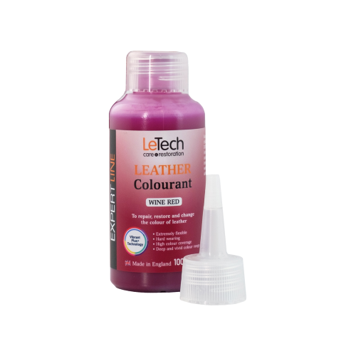 LeTech Leather Leather Colourant (Wine Red, 100ml)