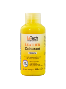 Краска LeTech Leather Colourant (жёлтый, 100мл)