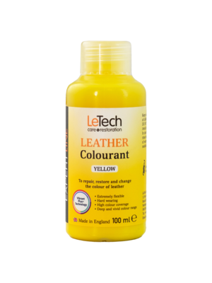 Краска LeTech Leather Colourant (жёлтый, 100мл)