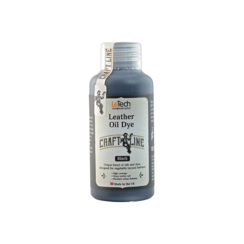 LeTech Leather Oil Dye (Black, 100ml)