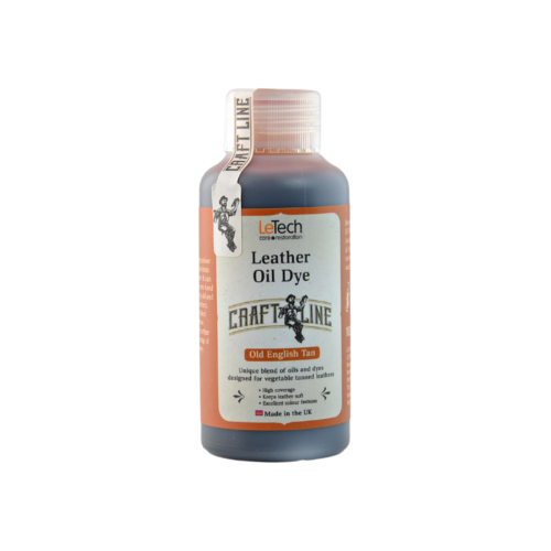 LeTech Leather Oil Dye (Old English Tan, 100ml)
