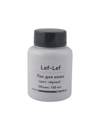 Финишный лак Lef-Lef (чёрный, 100мл)