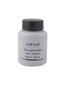 Финишный лак Lef-Lef (чёрный, 100мл)