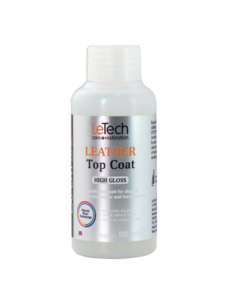Лак для кожи LeTech Top Coat High Gloss (суперглянцевый, 100мл)