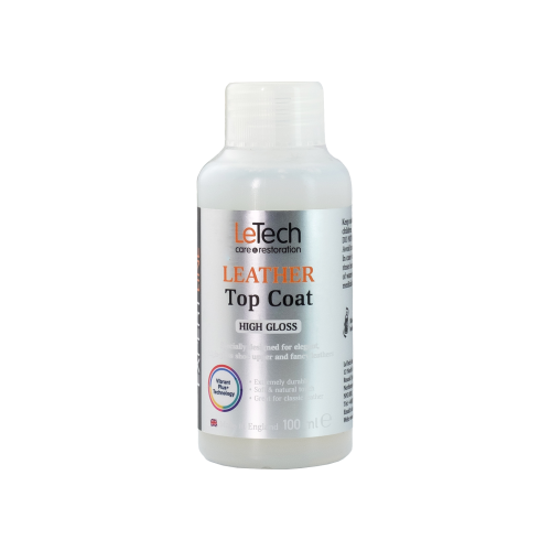 LeTech Leather lacquer Top Coat High Gloss (High Gloss, 100ml)