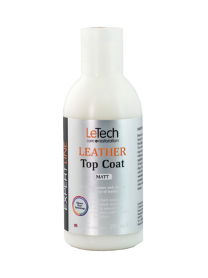 Лак для кожи LeTech Top Coat Matt (матовый, 200мл)