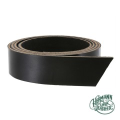 Belt blank Hermann Oak Bridle 38mm (Black)