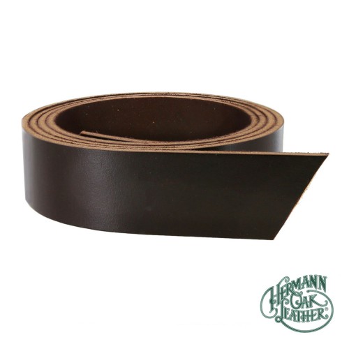 Belt blank Hermann Oak Bridle 38mm (Havana Brown)