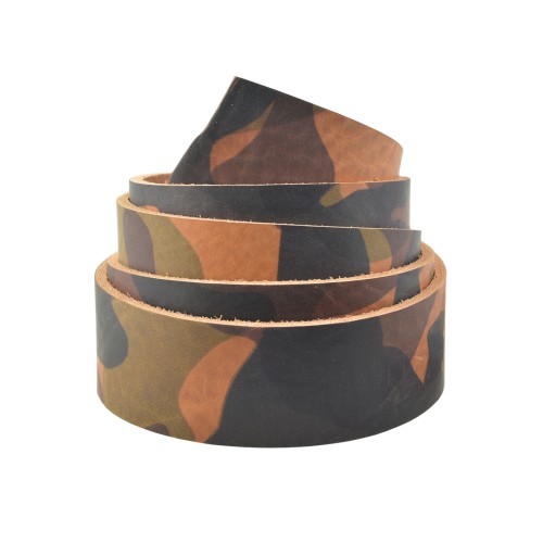 Belt blank El Vaquero Cuoio 38mm (Camo)