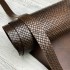 Belt blank Treccia Marrone 35mm (Dark Brown)