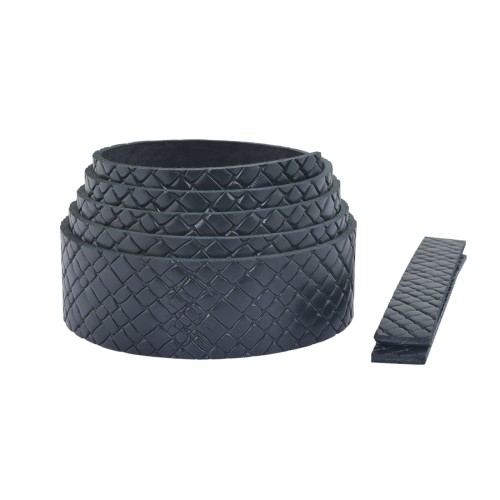 Belt blank Treccia Nero 35mm (Black)