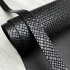 Belt blank Treccia Nero 35mm (Black)