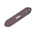 Billet BBC-3 for buckle 40mm (Dark Brown, Long)