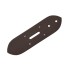 Billet BBC-3 for buckle 40mm (Dark Brown, Short)