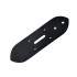 Billet BBF-4 for buckle 40mm (Black, Short)