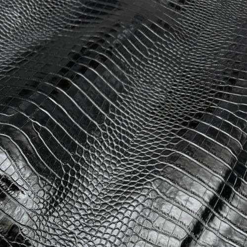 Кожа Crocco Bagon Nero 0,9-1,1mm