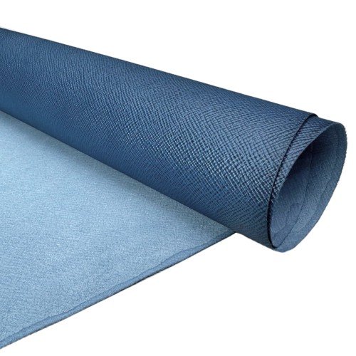 Leather Saffiano Blue 0.8-1.0mm