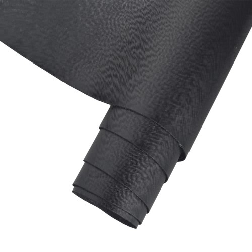 Leather Saffiano Premiato Nero 1.2-1.4mm