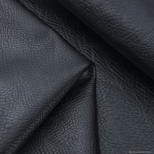 Leather Vacchetta Bull Soft Nero 1.5-1.7mm