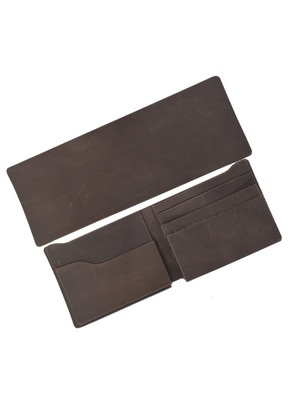 Набор кожи "Бумажник BMF" (техас тёмный)