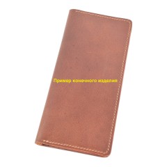 Leather kit "Longer wallet BMS" (Dark Brown)