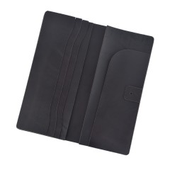 Leather kit "Longer wallet BMS" (Dark Brown)