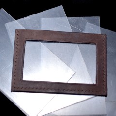 Plastic clear sheet (60 x 95 mm)