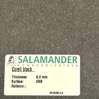 Кожкартон Salamander 1,0мм (33х74см, чёрн.)